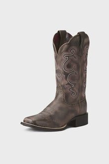  Ariat Women's Quickdraw - TACK ROOM CHOCOLATE