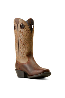  Ariat Men's Sport Square Toe Brown Oiled Rowdy