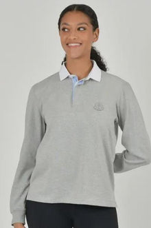  DUBLIN YARRA RUGBY SHIRT GREY MARLE LADIES