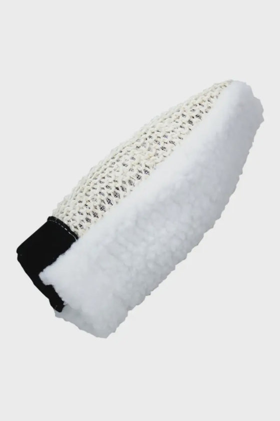 ROMA FLEECE BACK SISAL GROOMING MITT