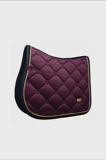  Equestrian Stockholm Purple Gold Jump Saddle Pad