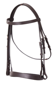  CAVALLINO SHOW BRIDLE WITH LEATHER REINS