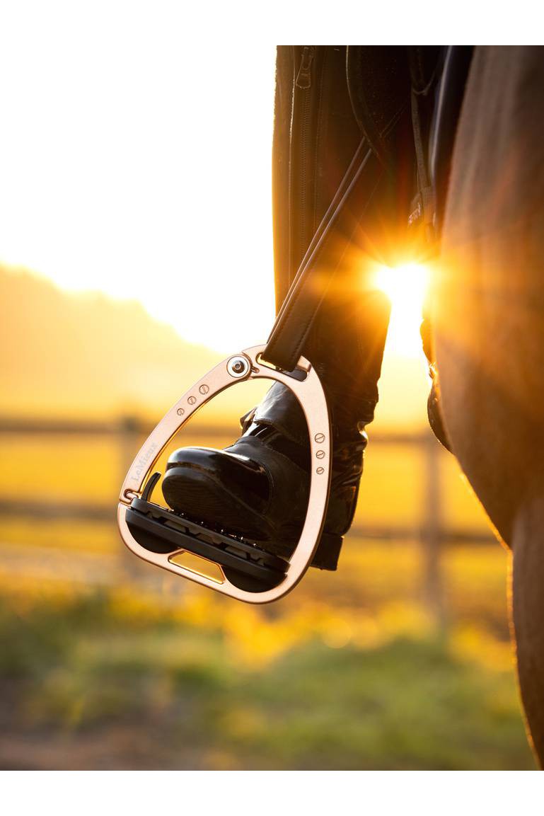 LeMieux Vector Balance Stirrup Rose Gold