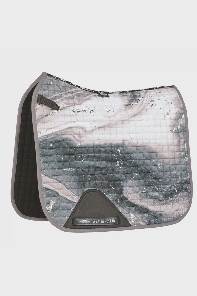 WEATHERBEETA PRIME MARBLE SHIMMER DRESSAGE SADDLE PAD