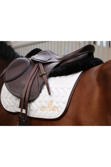  Kentucky saddle pad absorb white full