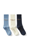 R.M. Williams Scipt Socks 3 Pack