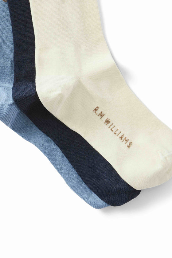 R.M. Williams Scipt Socks 3 Pack