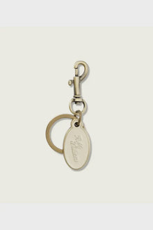  R.M.Williams oval keyring Nickel Brass