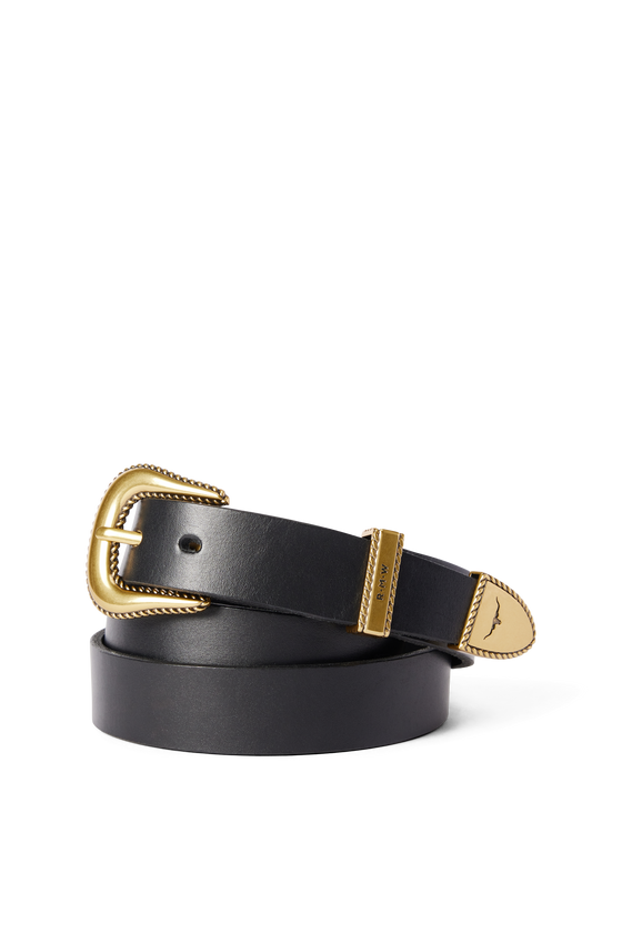 R.M. Williams Agnes Belt Black