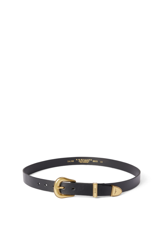 R.M. Williams Agnes Belt Black