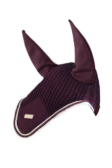  Equestrian Stockholm Purple White Edge Fly veil