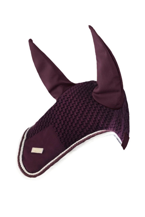 Equestrian Stockholm Purple White Edge Fly veil