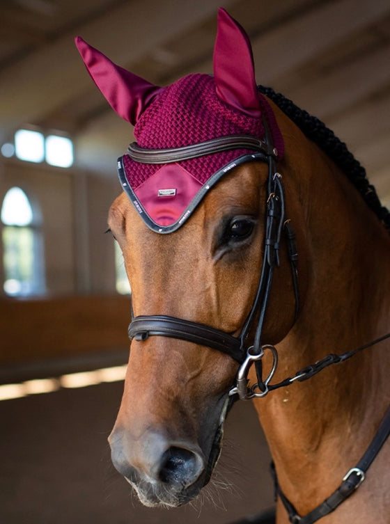 Equestrian Stockholm Sportive Dark Bordeaux Ear net