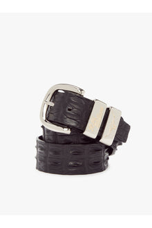  R.M. Williams 1 1/2" crocodile belt