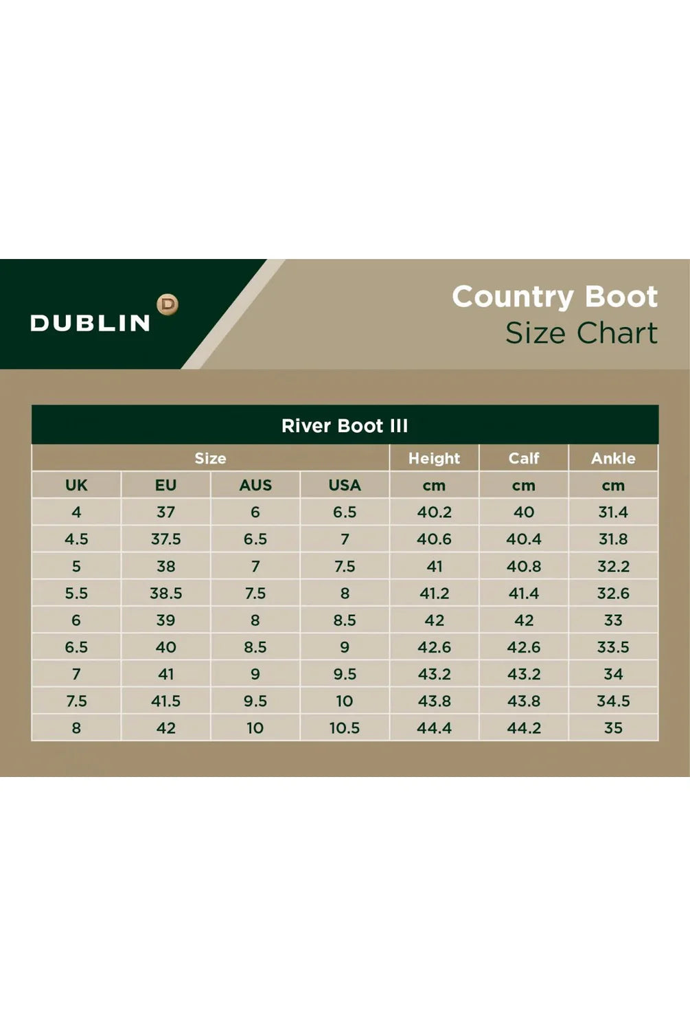 Dublin River Boots Chocolate III Regular and Wide