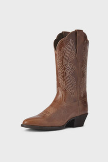  Ariat Women's Heritage R Toe StretchFit Dark Tan