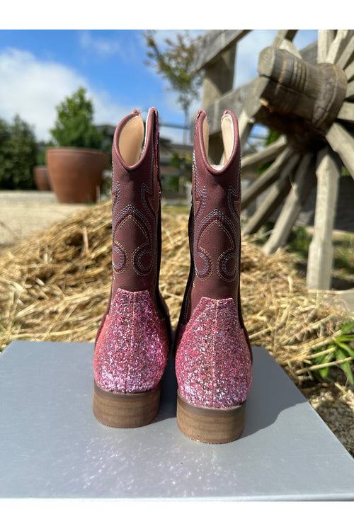 Roper pink sale glitter boots