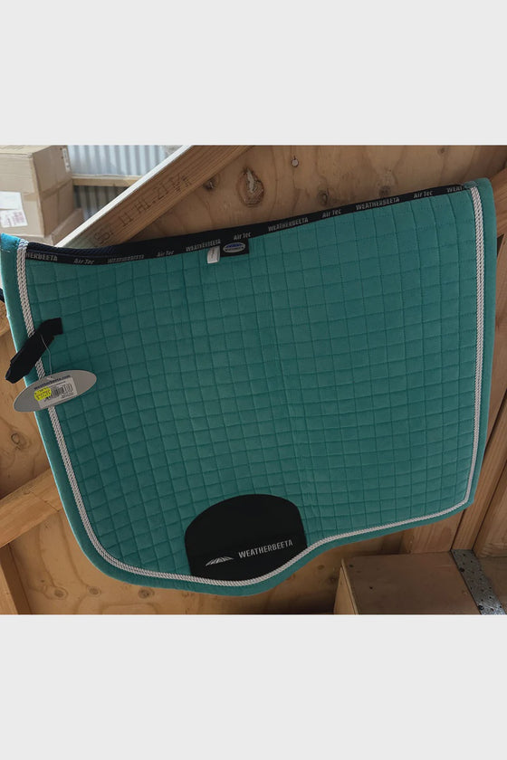 WeatherBeeta Prolux Dressage Pad Turquoise/White