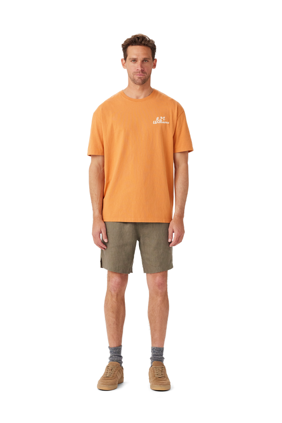 R.M. Williams Tee Tangerine