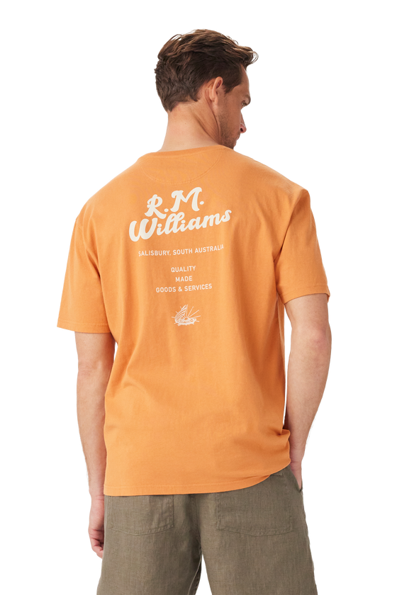 R.M. Williams Tee Tangerine