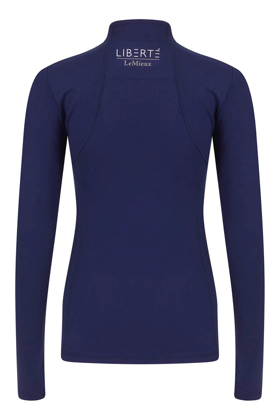 LeMieux Liberte Zipped Base Layer Ink Blue