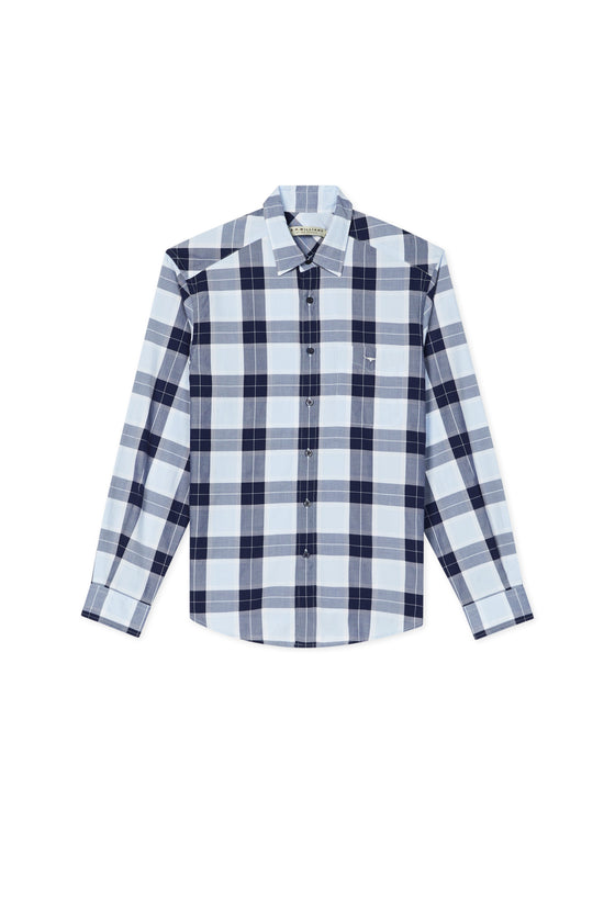 R.M.Williams Collins Shirt Blue/Navy/White