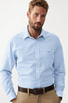 R.M.Williams Collins Shirt White/Blue