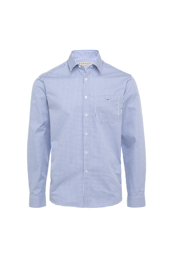 R.M.Williams Collins Shirt White/Blue