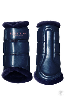  Equestrian Stockholm Brushing Boots Monaco Blue