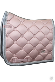  Equestrian Stockholm Dressage Pad Pink Crystal