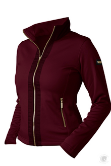  Fleece Jacket MERLOT/GOLD