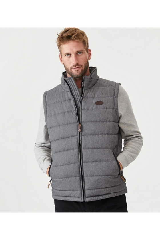 R.M.Williams Patterson Creek Vest Grey Marl