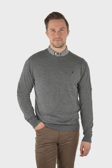  GORDON CREW NECK KNIT JUMPER