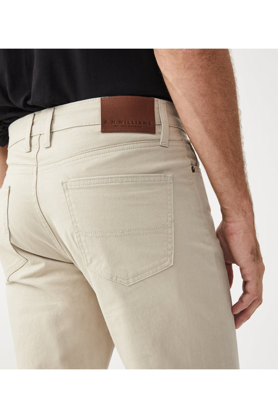 R.M.Williams Ramco Jean - Bone Stretch Cotton Twill