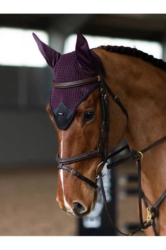 Equestrian Stockholm Black Raven Ear Net