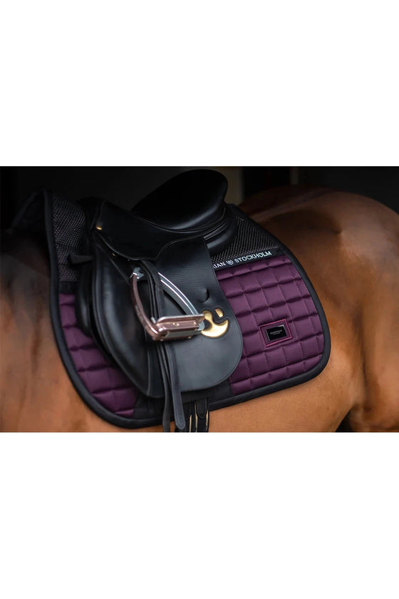 Equestrian Stockholm Black Raven Sportive Jump Saddle Pad