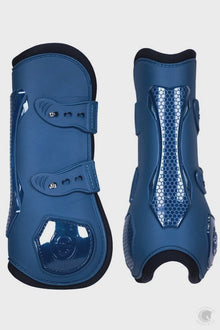  Equestrian Stockholm Blue Meadow Anatomic Tendon Boots