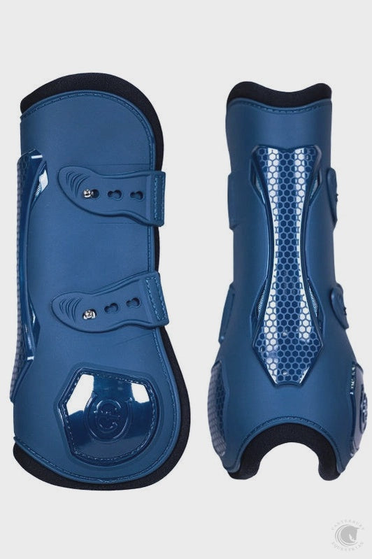 Equestrian Stockholm Blue Meadow Anatomic Tendon Boots