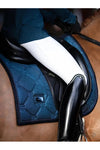 Equestrian Stockholm Blue Meadow Glimmer Dressage Saddle Pad