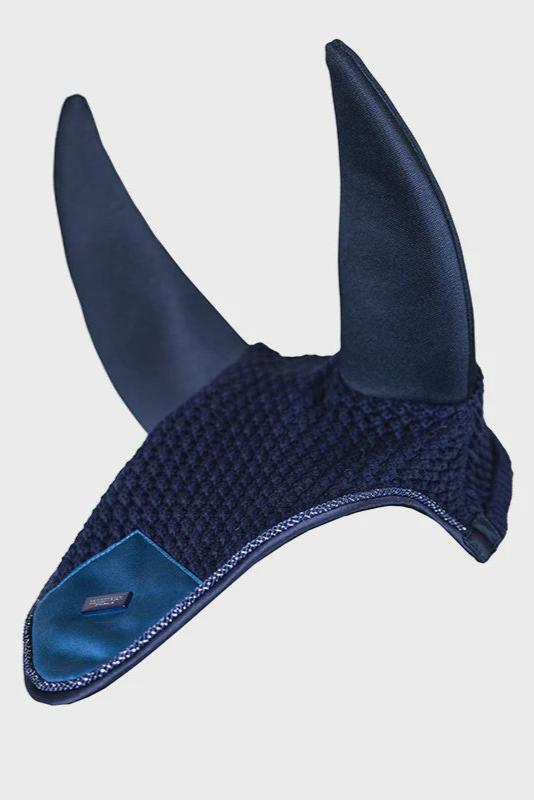 Equestrian Stockholm Blue Meadow Padded Ear Net