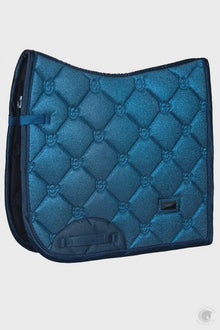  Equestrian Stockholm Blue Meadow Glimmer Dressage Saddle Pad