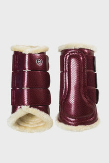  Equestrian Stockholm Brushing Boots - Bordeaux