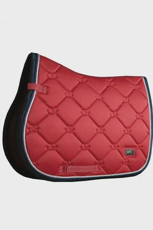 Equestrian Stockholm Jump Saddle Pad - Grenadine