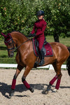 Equestrian Stockholm Dark Bordeaux Dressage Saddle Pad