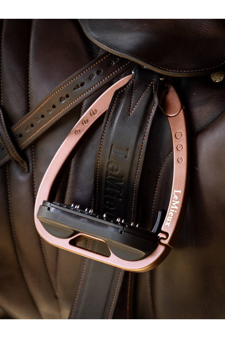 LeMieux Vector Balance Stirrup Rose Gold