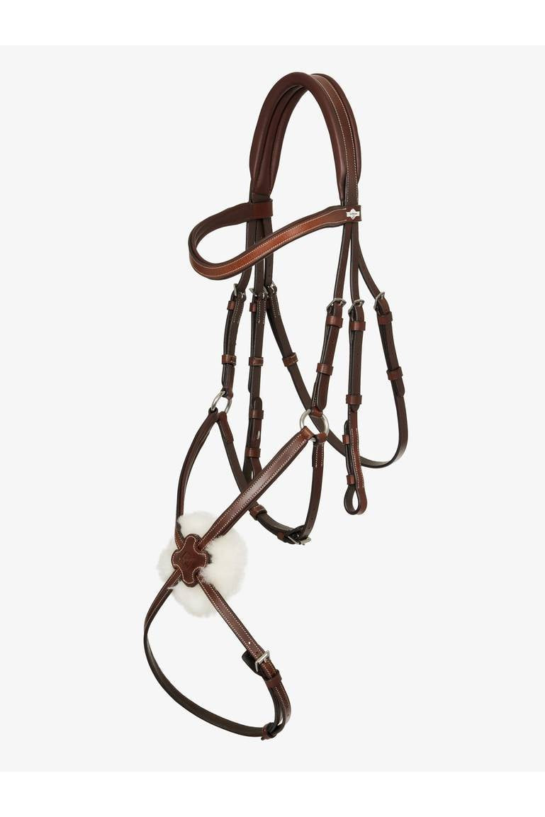 LeMieux Arika Figure 8 Bridle Havana/Silver