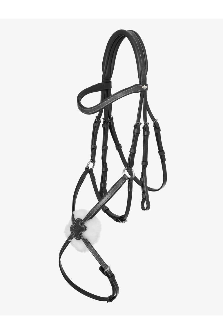 LeMieux Arika Figure 8 Bridle Black/Silver