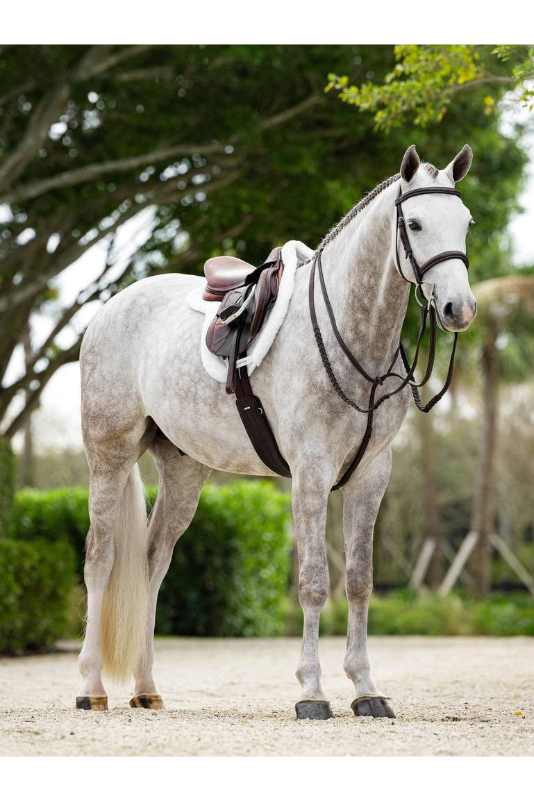 LeMieux Merino+ ProSorb Hunter Saddle Pad White/White