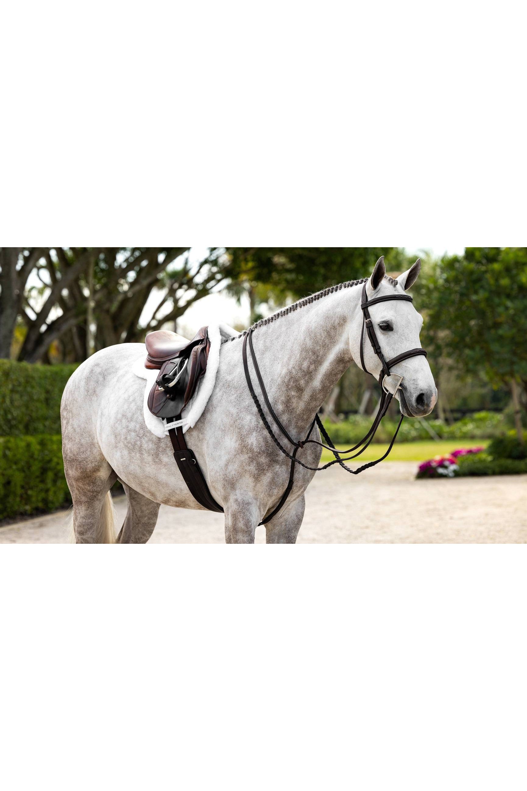 LeMieux Merino+ ProSorb Hunter Saddle Pad White/White