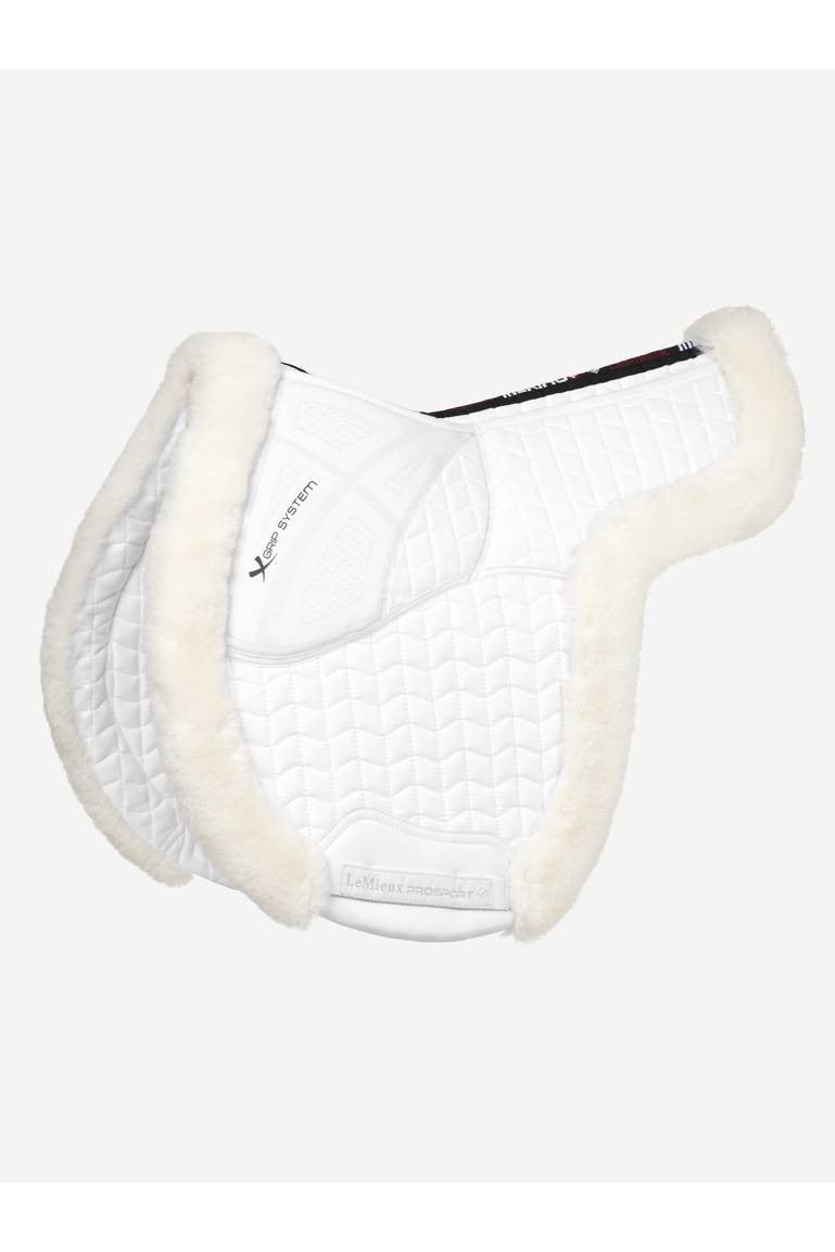 LeMieux Merino+ ProSorb Hunter Saddle Pad White/White